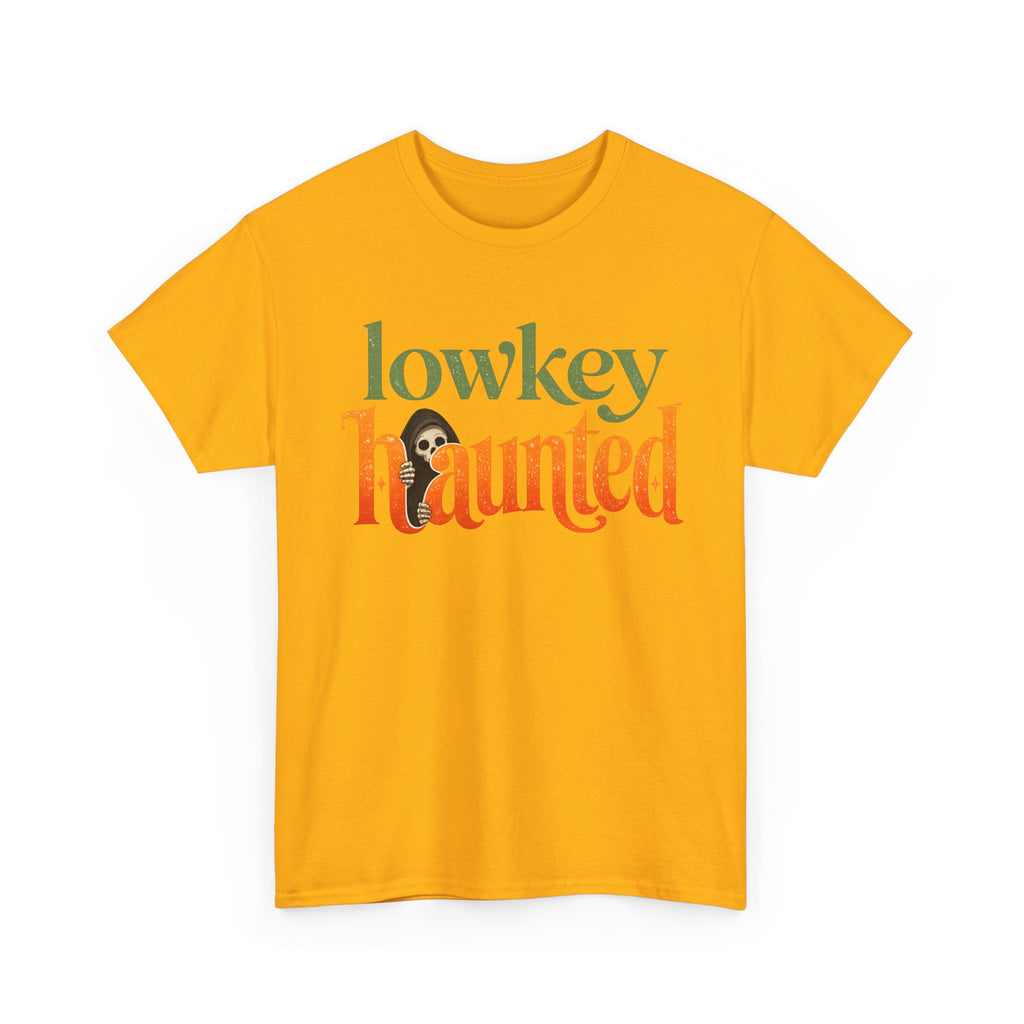 Lowkey Haunted T-Shirt — Retro Halloween Graphic Tee