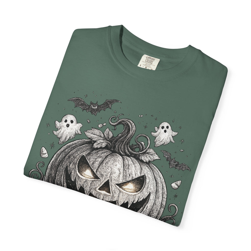Halloween Pumpkin T-Shirt — Spooky Jack-O'-Lantern Design