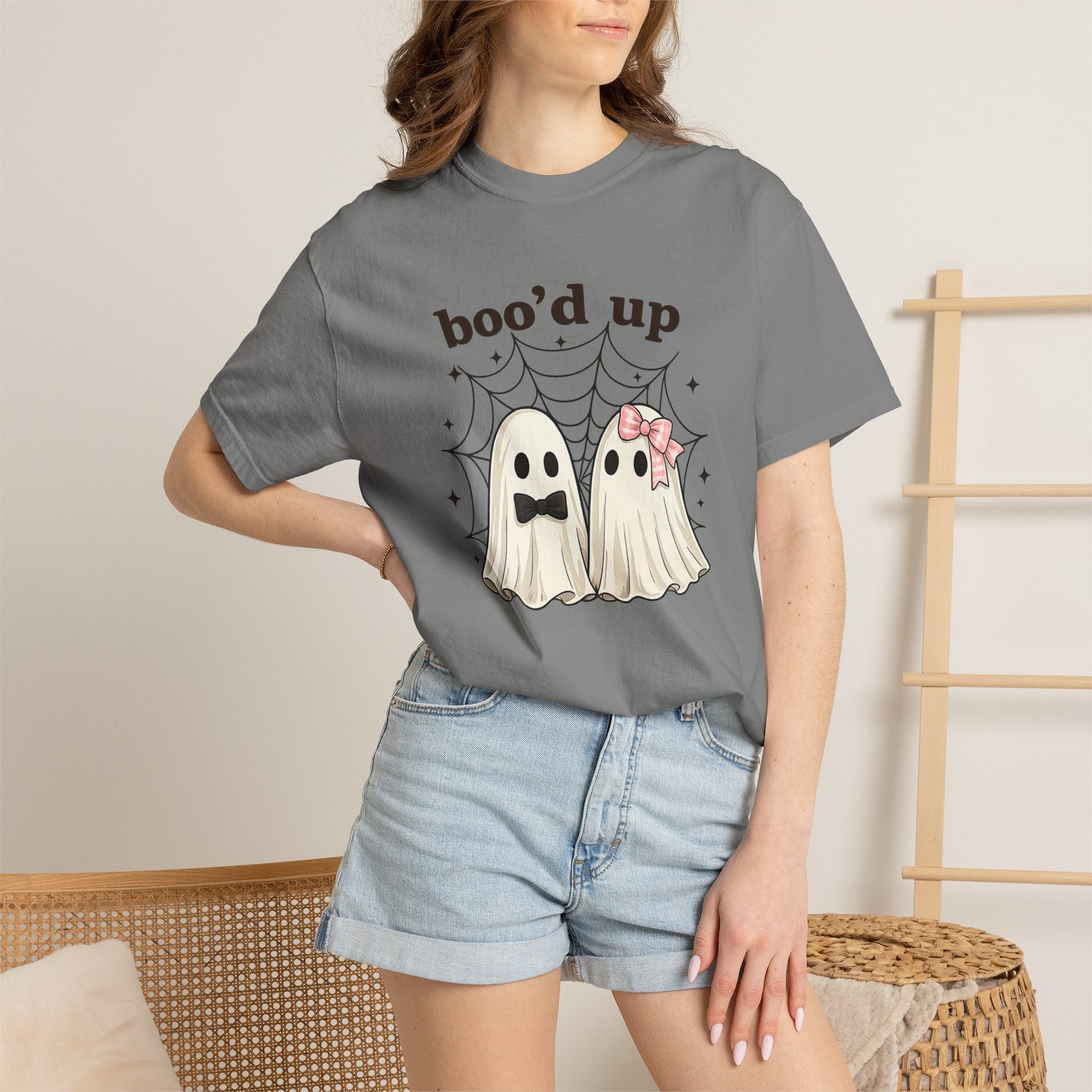 Boo'd Up Ghosts T-Shirt – Cute Couple Halloween Tee