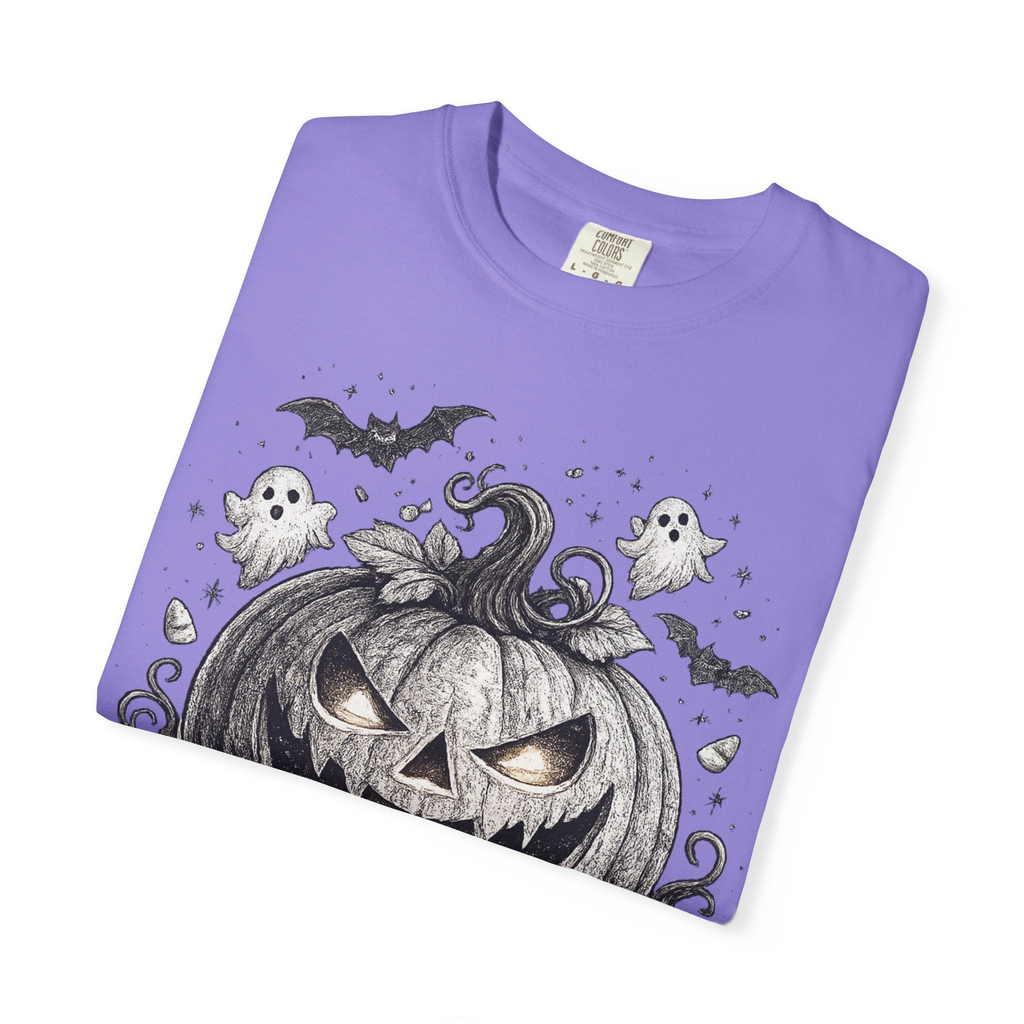 Halloween Pumpkin T-Shirt — Spooky Jack-O'-Lantern Design