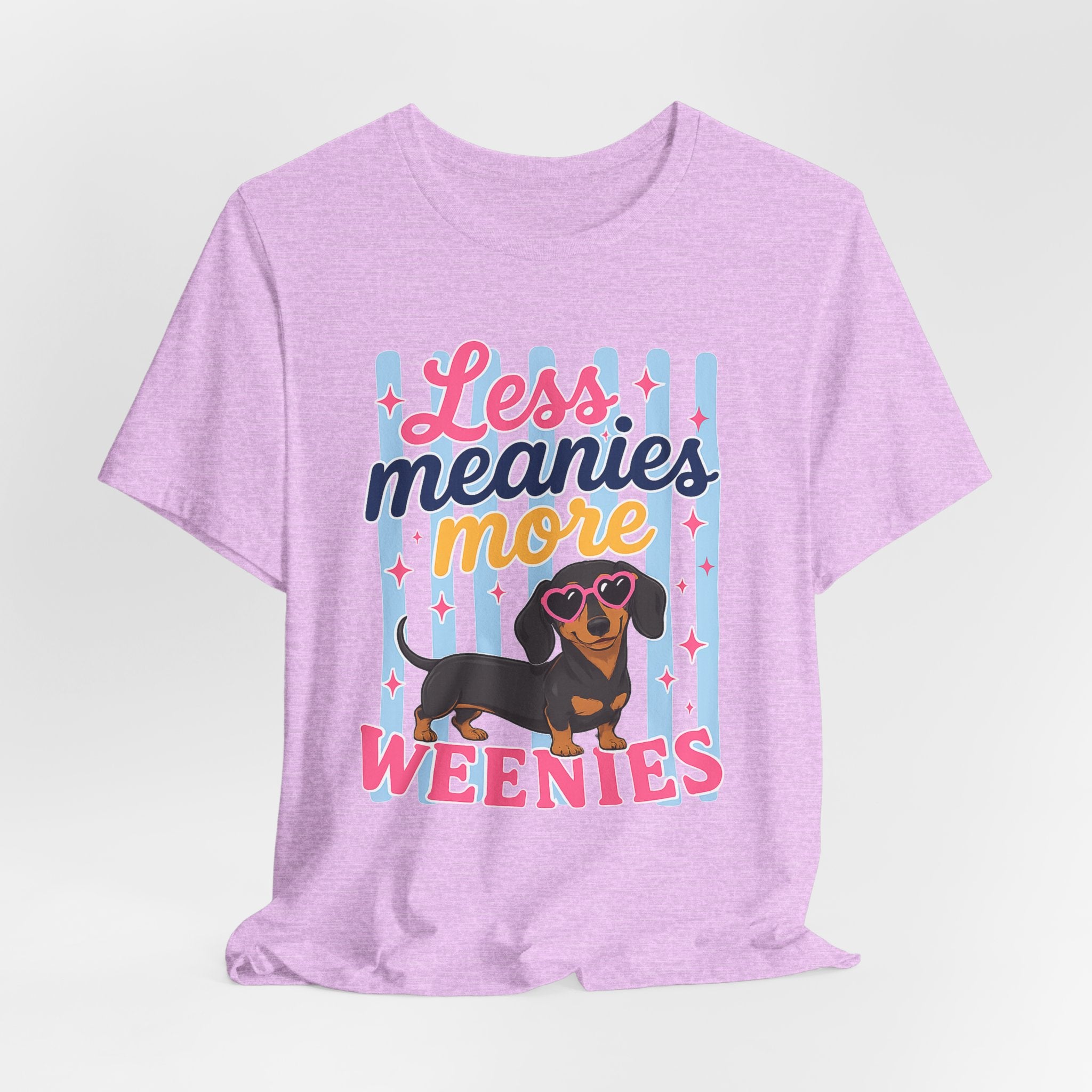 Less Meanies More Weenies Dachshund T-Shirt