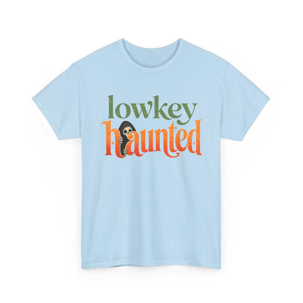 Lowkey Haunted T-Shirt — Retro Halloween Graphic Tee