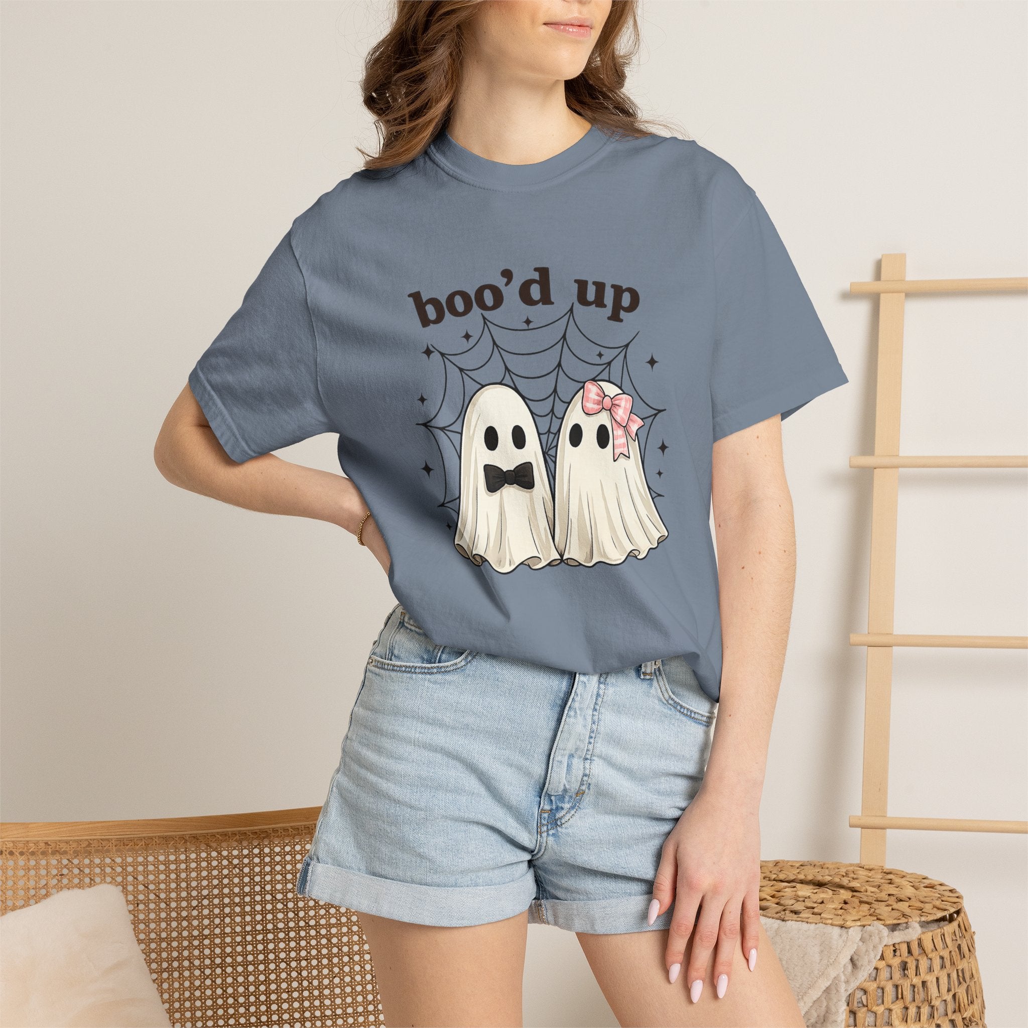 Boo'd Up Ghosts T-Shirt – Cute Couple Halloween Tee