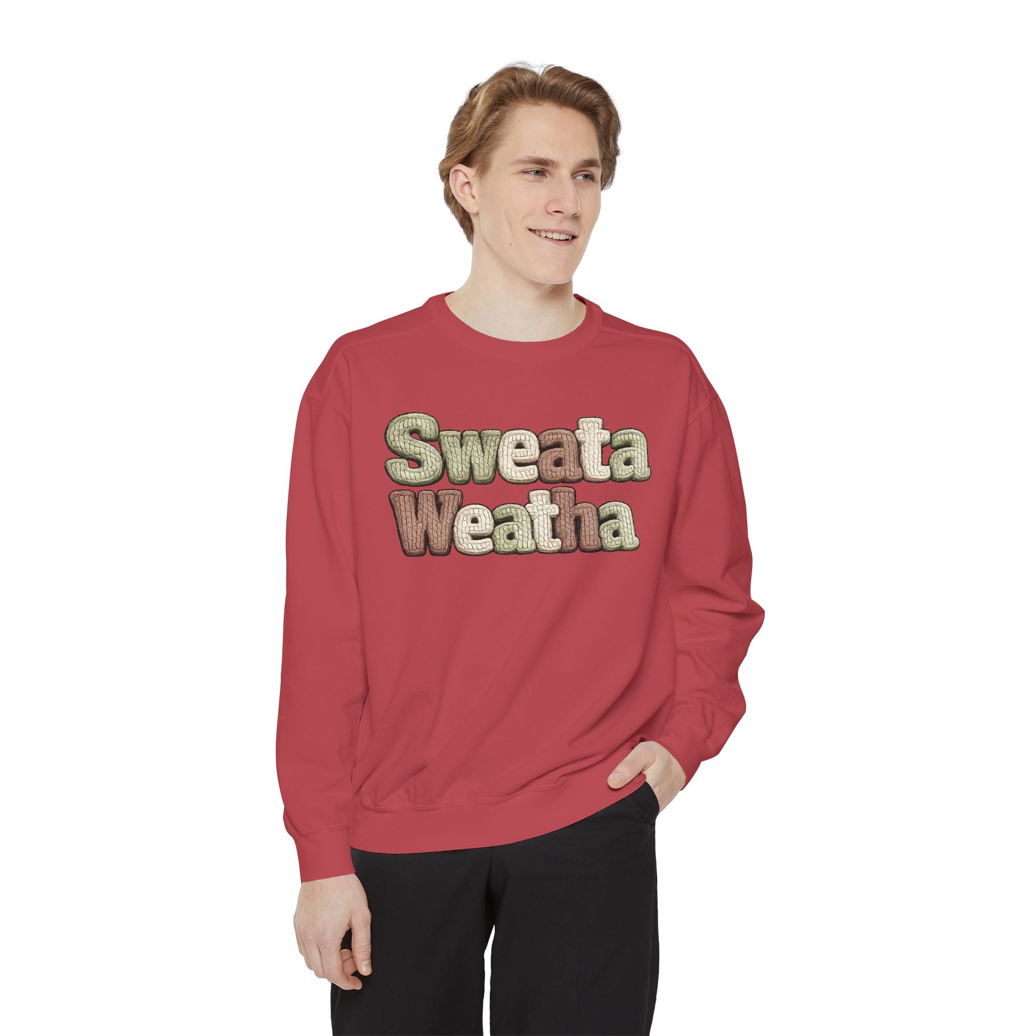 Sweata Weatha Sweatshirt — Retro Cozy Graphic Pullover