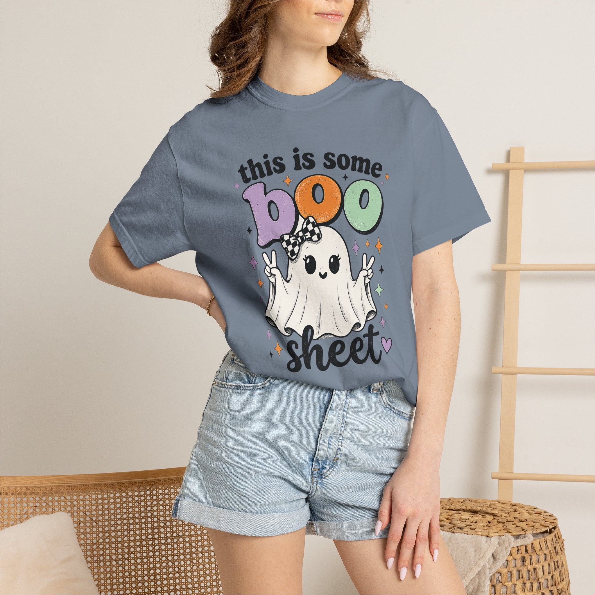 Halloween "This Is Some Boo Sheet" Ghost T-Shirt — Funny Spooky Graphic Tee