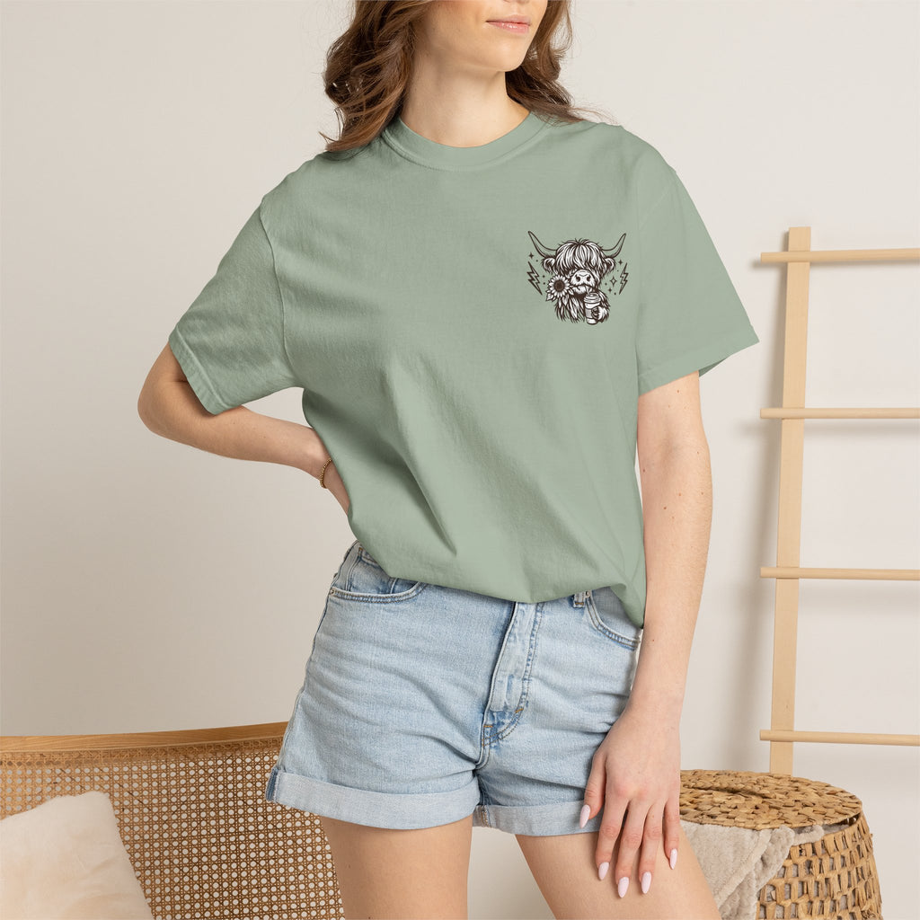 Not Today Heifer T-Shirt — Cute Highland Cow Graphic Tee