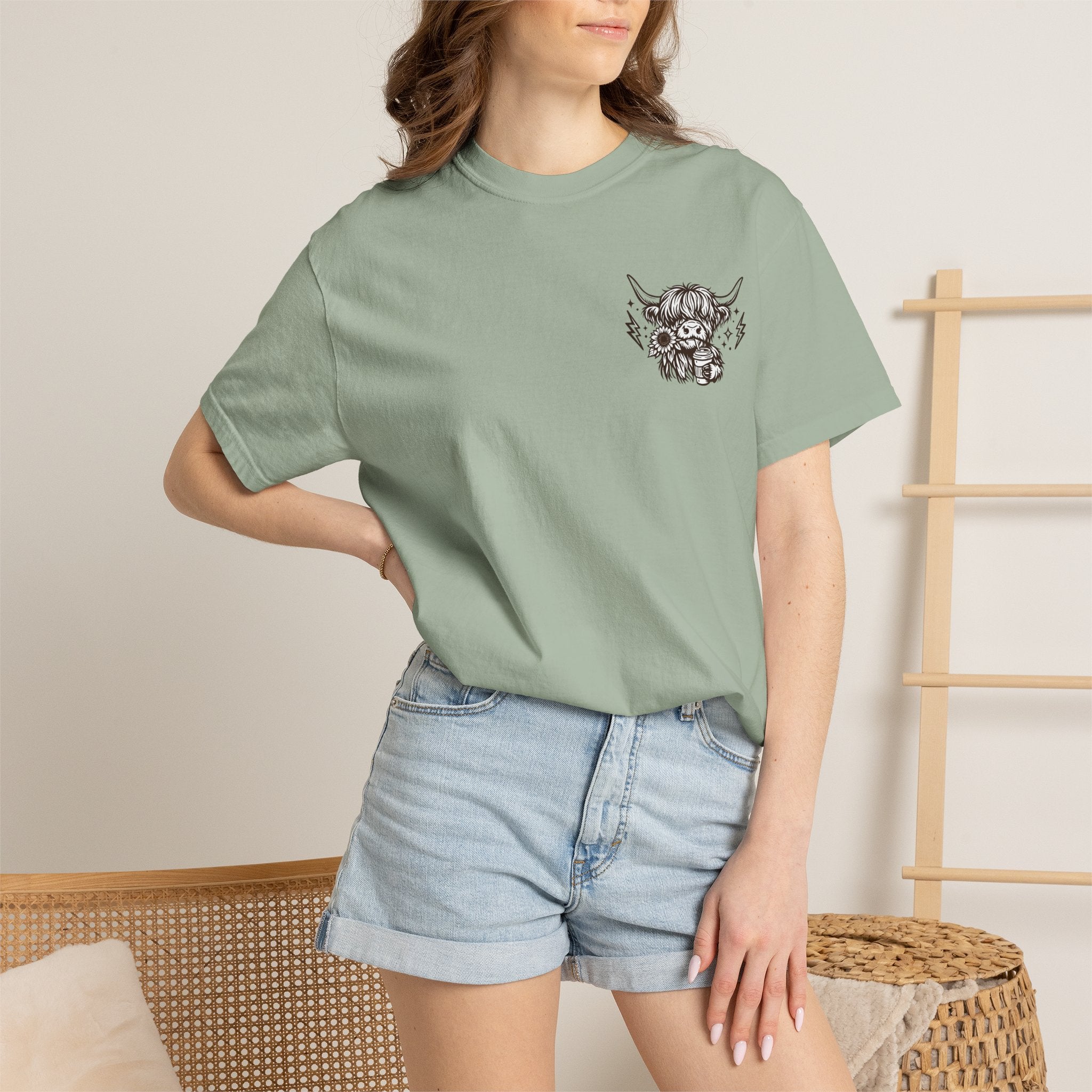 Not Today Heifer T-Shirt — Cute Highland Cow Graphic Tee
