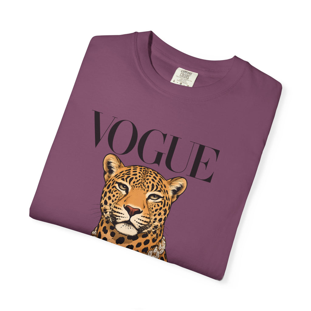 Vogue Leopard Graphic T-Shirt