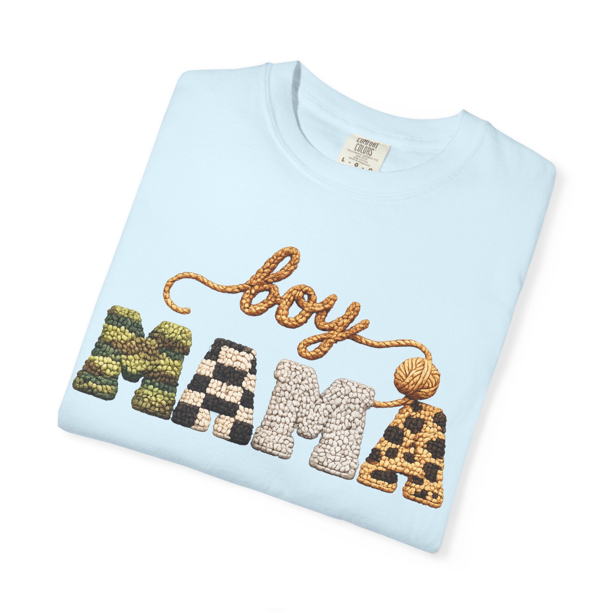 Boy Mama Graphic T-Shirt — Leopard & Camo Mom Tee