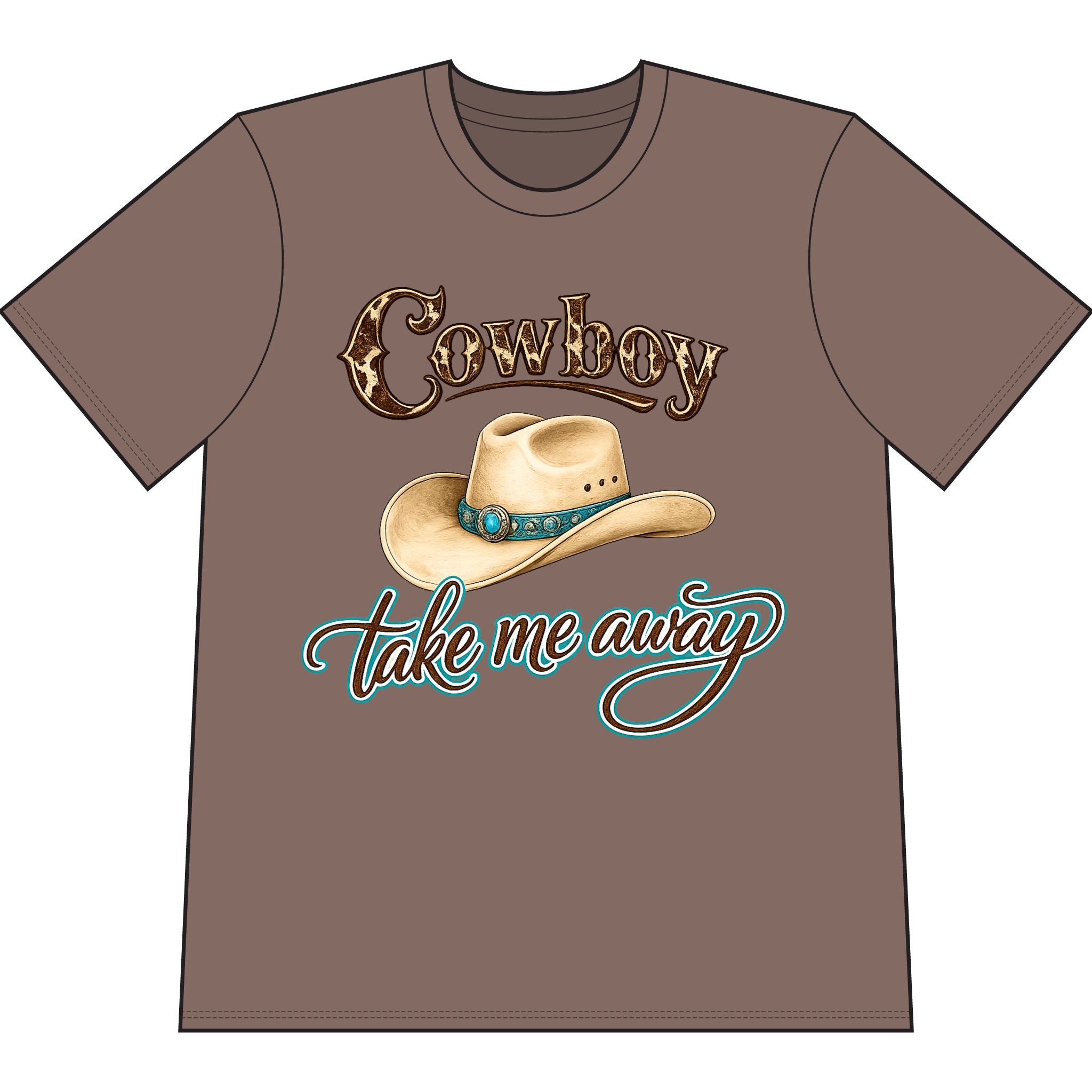 Cowboy Take Me Away T‑Shirt