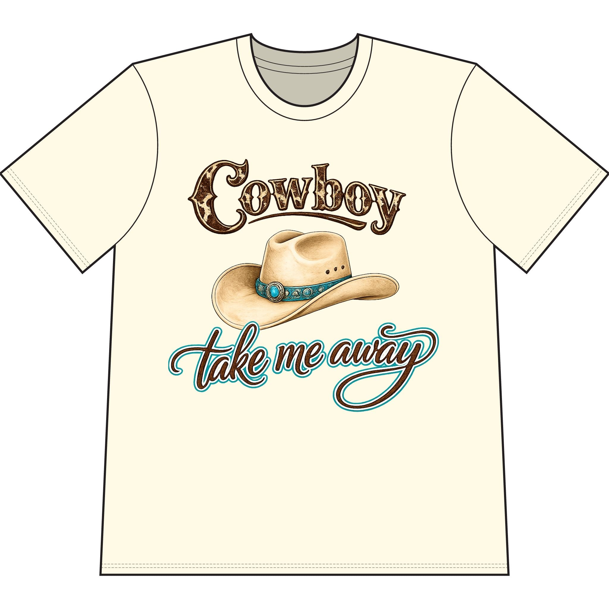 Cowboy Take Me Away T‑Shirt