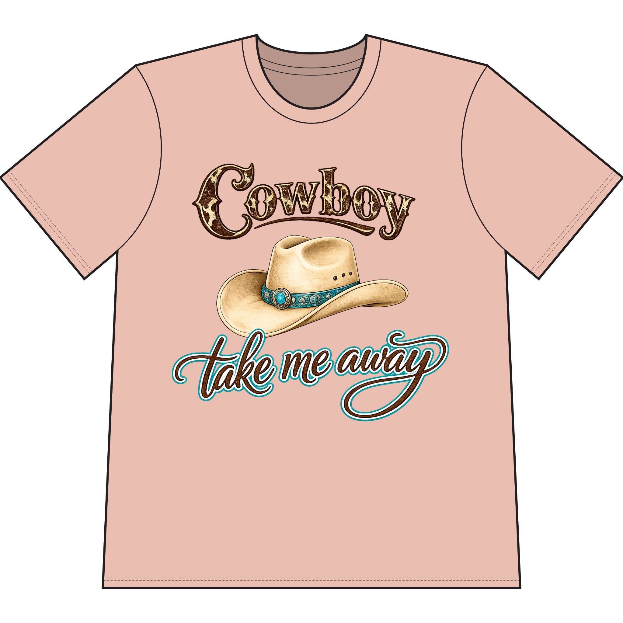 Cowboy Take Me Away T‑Shirt