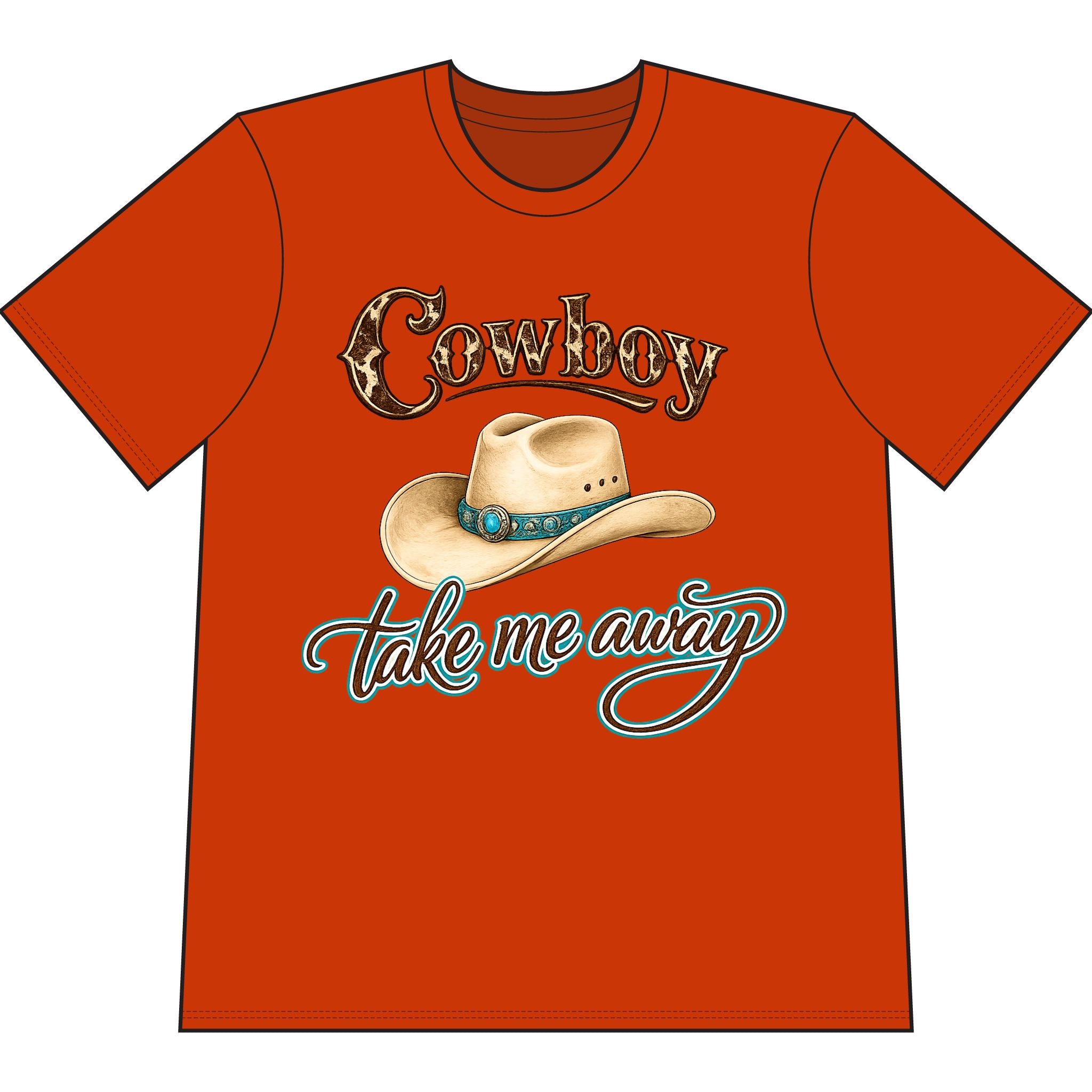 Cowboy Take Me Away T‑Shirt