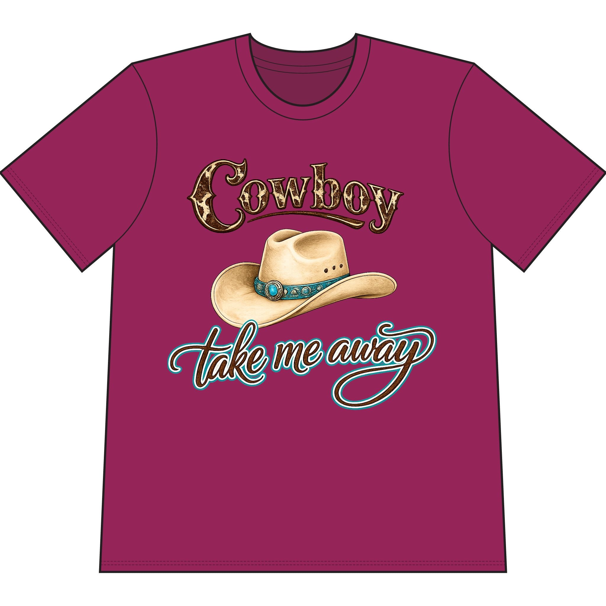 Cowboy Take Me Away T‑Shirt
