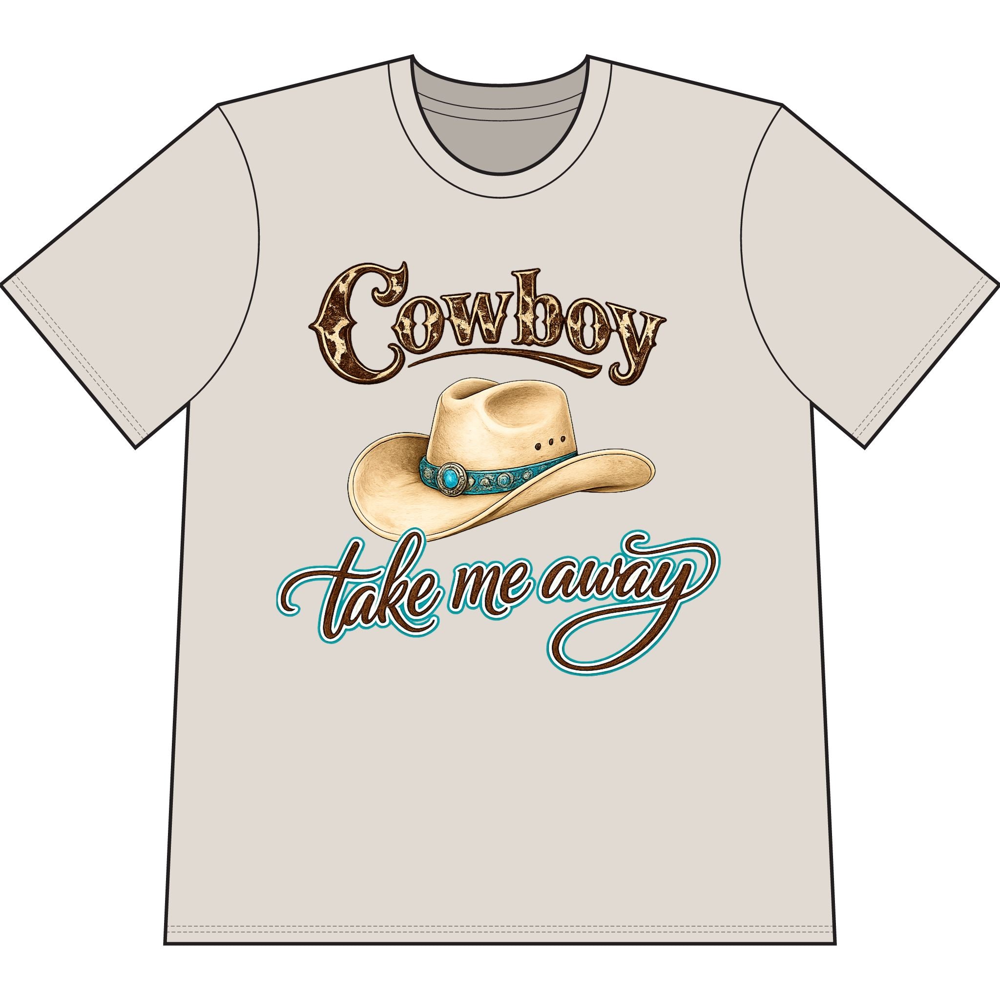 Cowboy Take Me Away T‑Shirt
