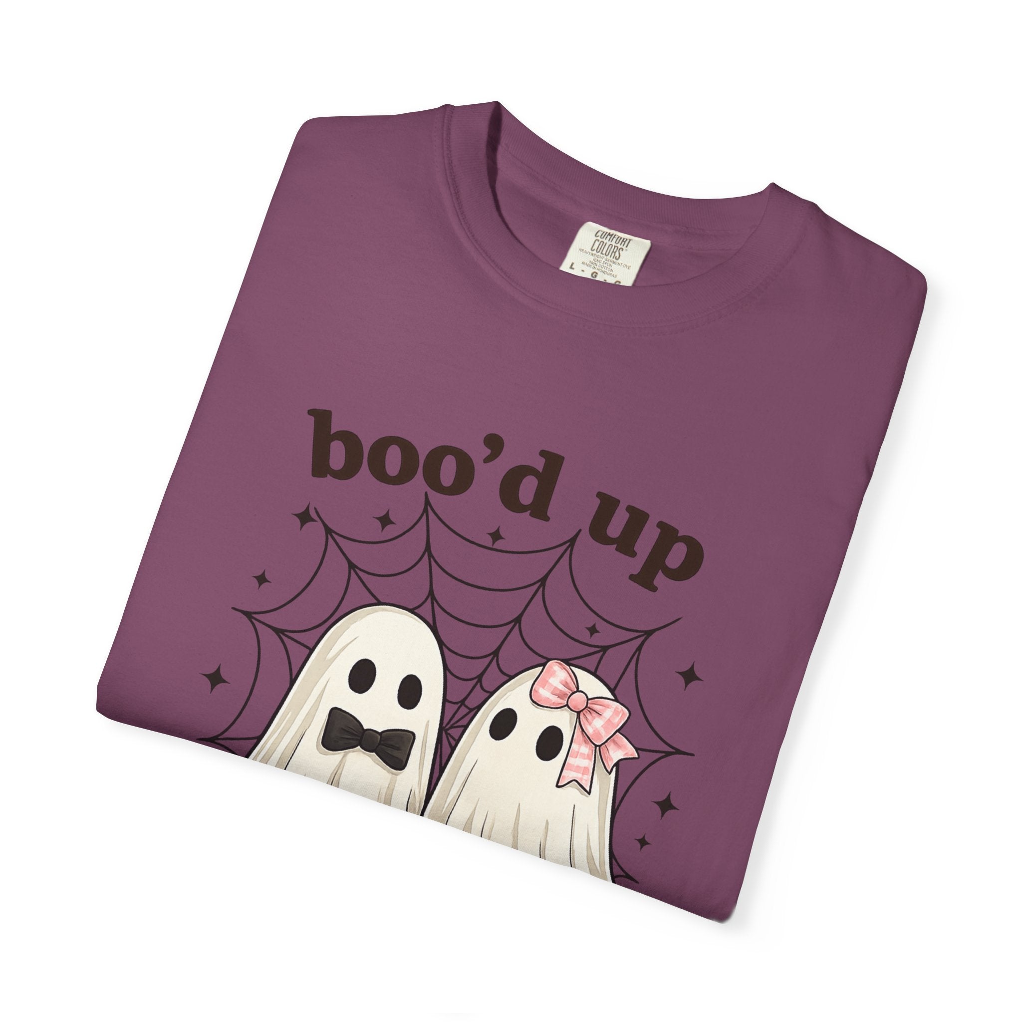 Boo'd Up Ghosts T-Shirt – Cute Couple Halloween Tee