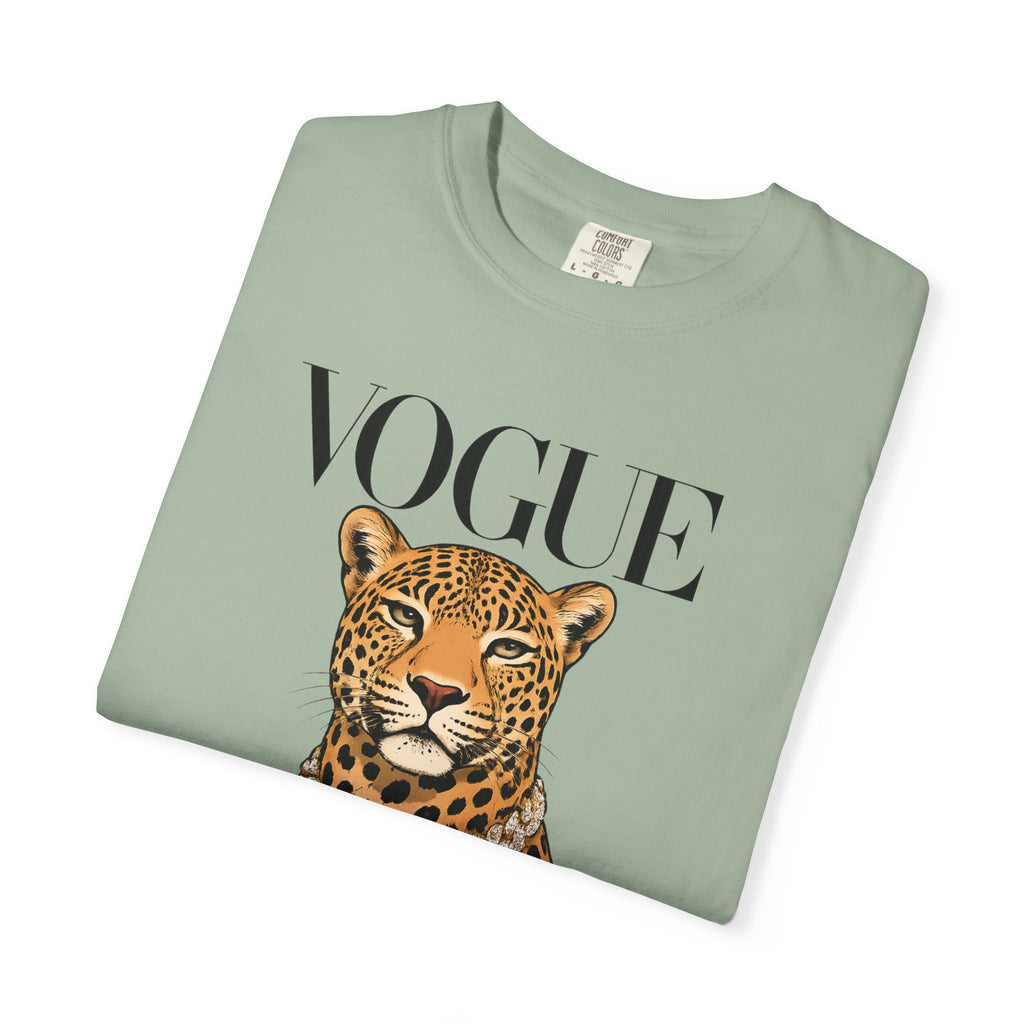 Vogue Leopard Graphic T-Shirt