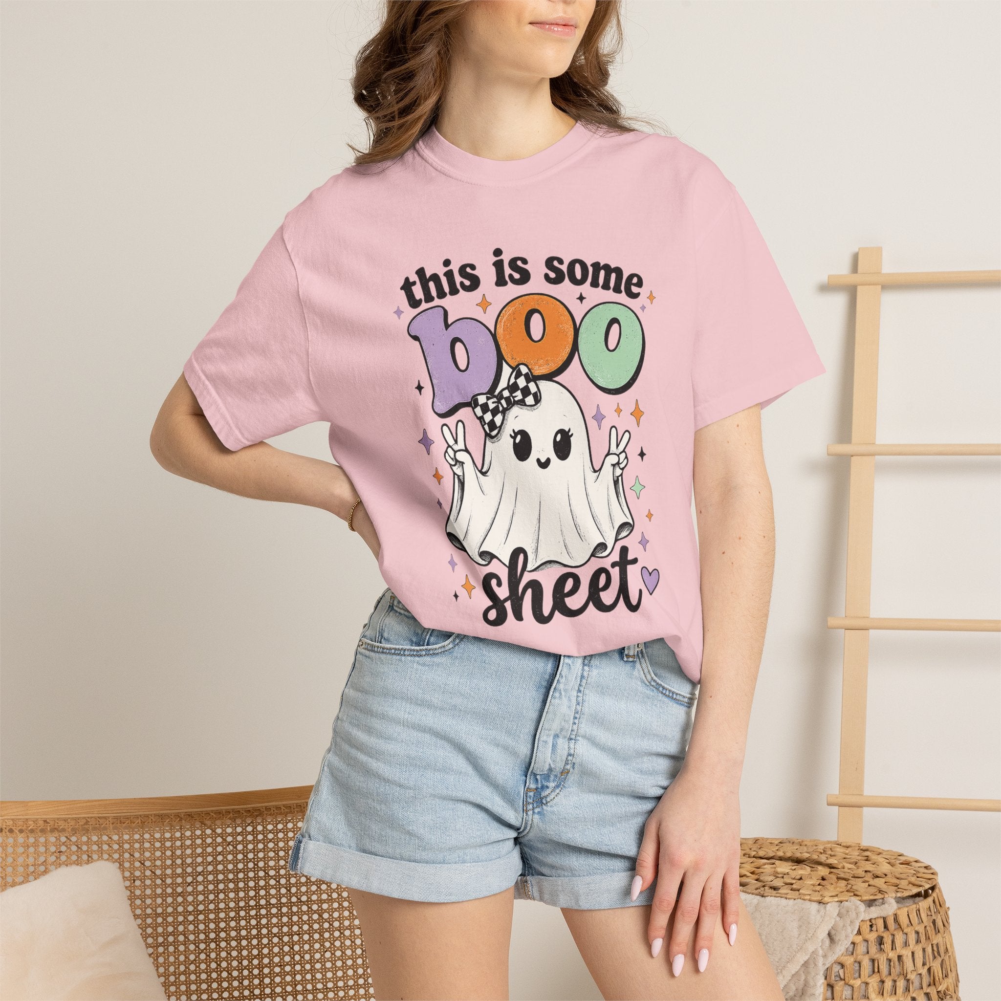 Halloween "This Is Some Boo Sheet" Ghost T-Shirt — Funny Spooky Graphic Tee