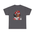 Blessed Afro Woman Graphic Tee — "BLESSED" Floral Headwrap Cotton T‑Shirt