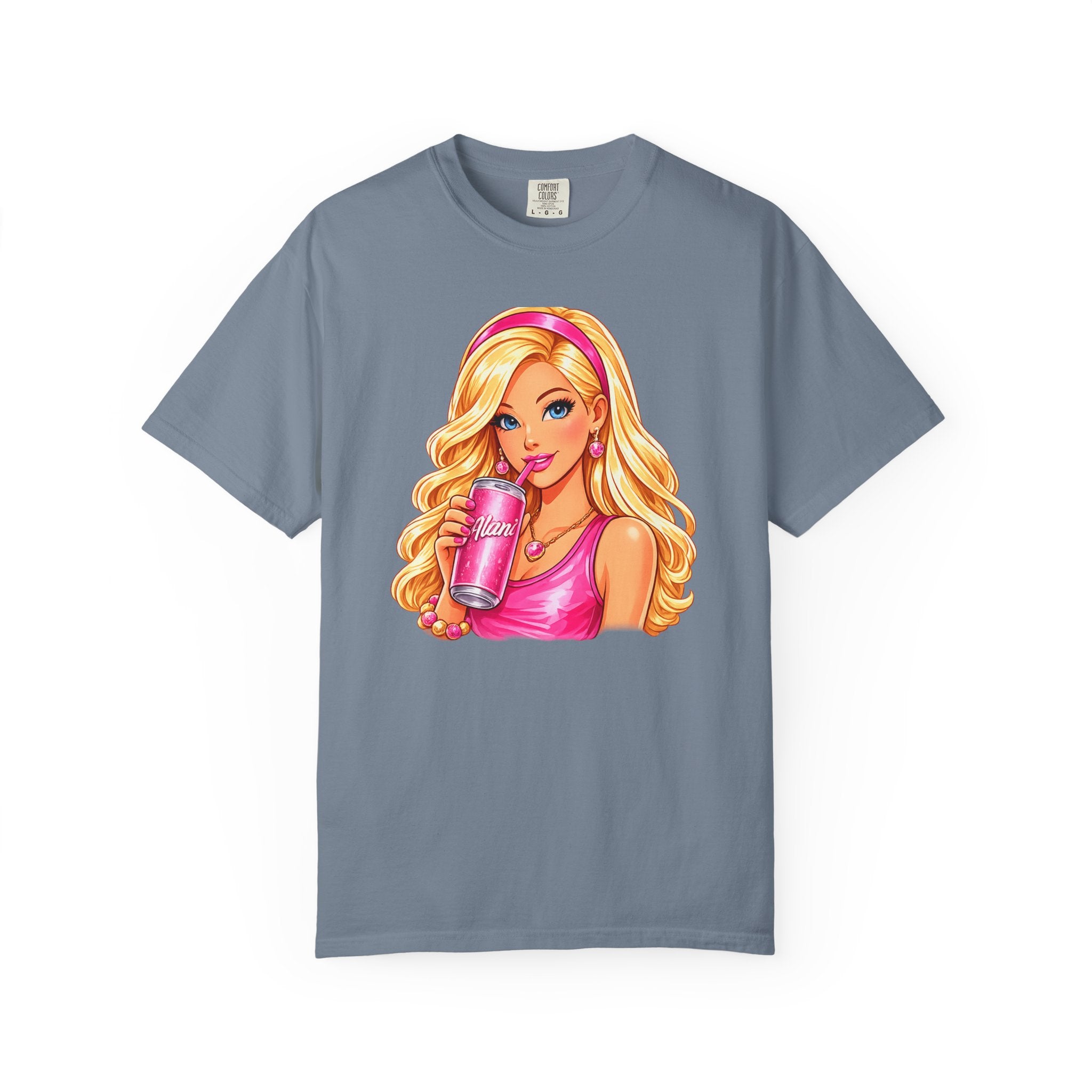 Barbie Vibes T-Shirt — Pink Cup Girl Graphic Tee