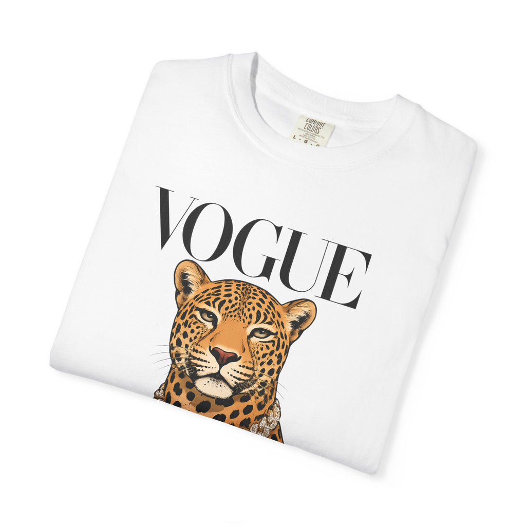 Vogue Leopard Graphic T-Shirt