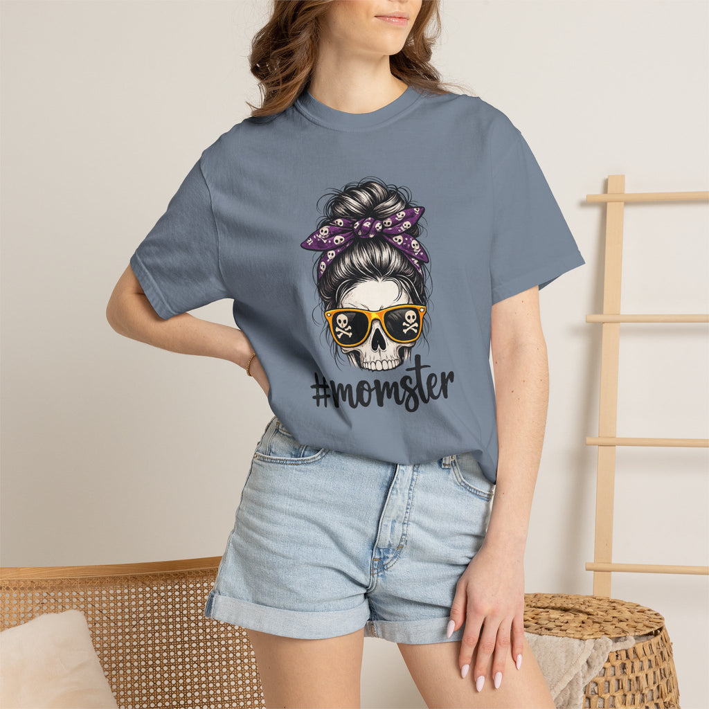 Momster Skull T-Shirt – Halloween Mom Graphic Tee
