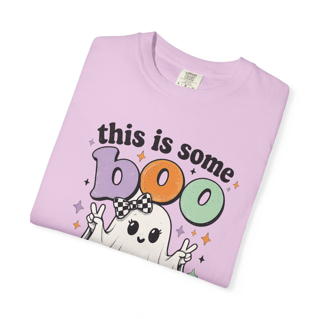 Halloween "This Is Some Boo Sheet" Ghost T-Shirt — Funny Spooky Graphic Tee