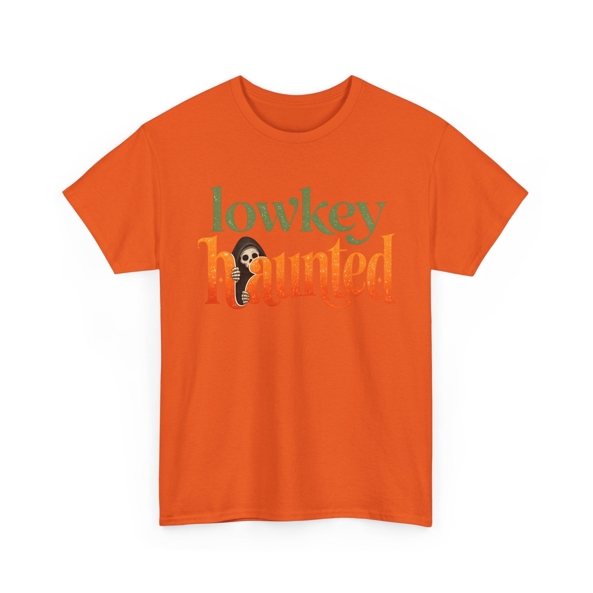 Lowkey Haunted T-Shirt — Retro Halloween Graphic Tee