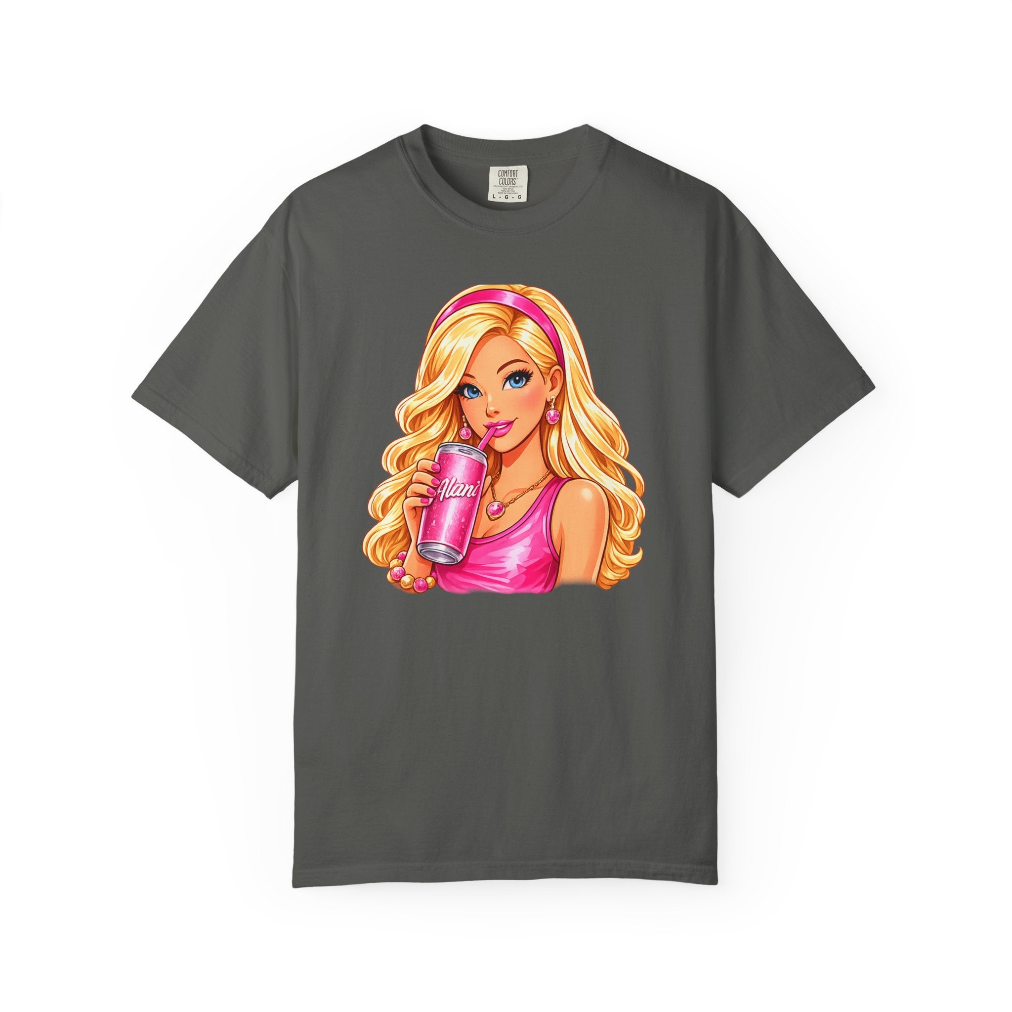 Barbie Vibes T-Shirt — Pink Cup Girl Graphic Tee