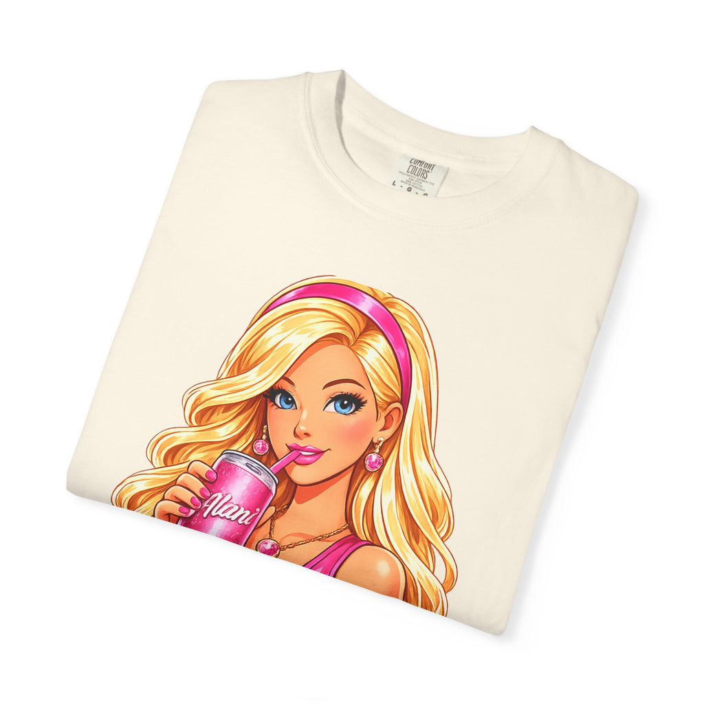 Barbie Vibes T-Shirt — Pink Cup Girl Graphic Tee