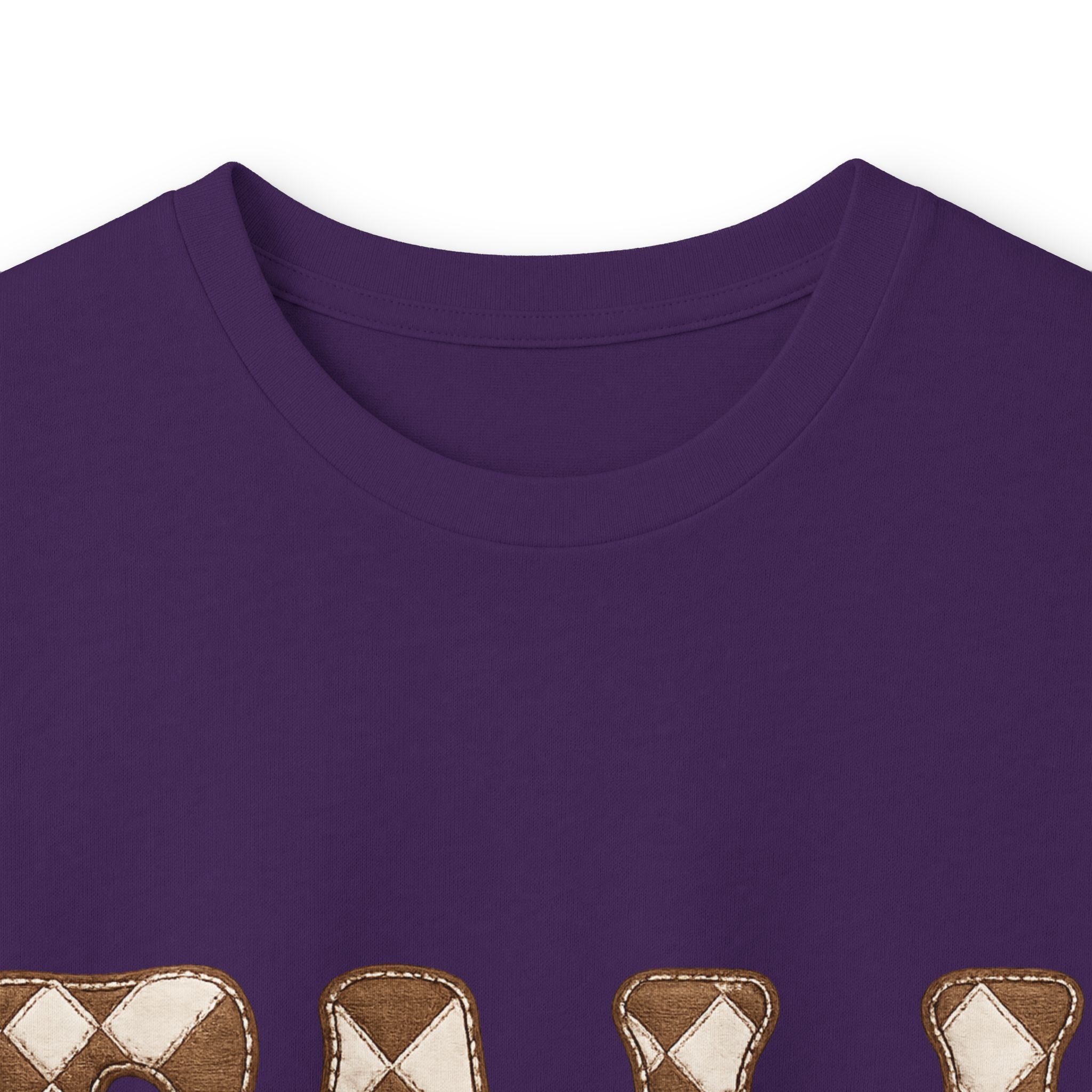 Fall Graphic Long Sleeve Tee — Retro Pattern "FALL" Autumn Shirt