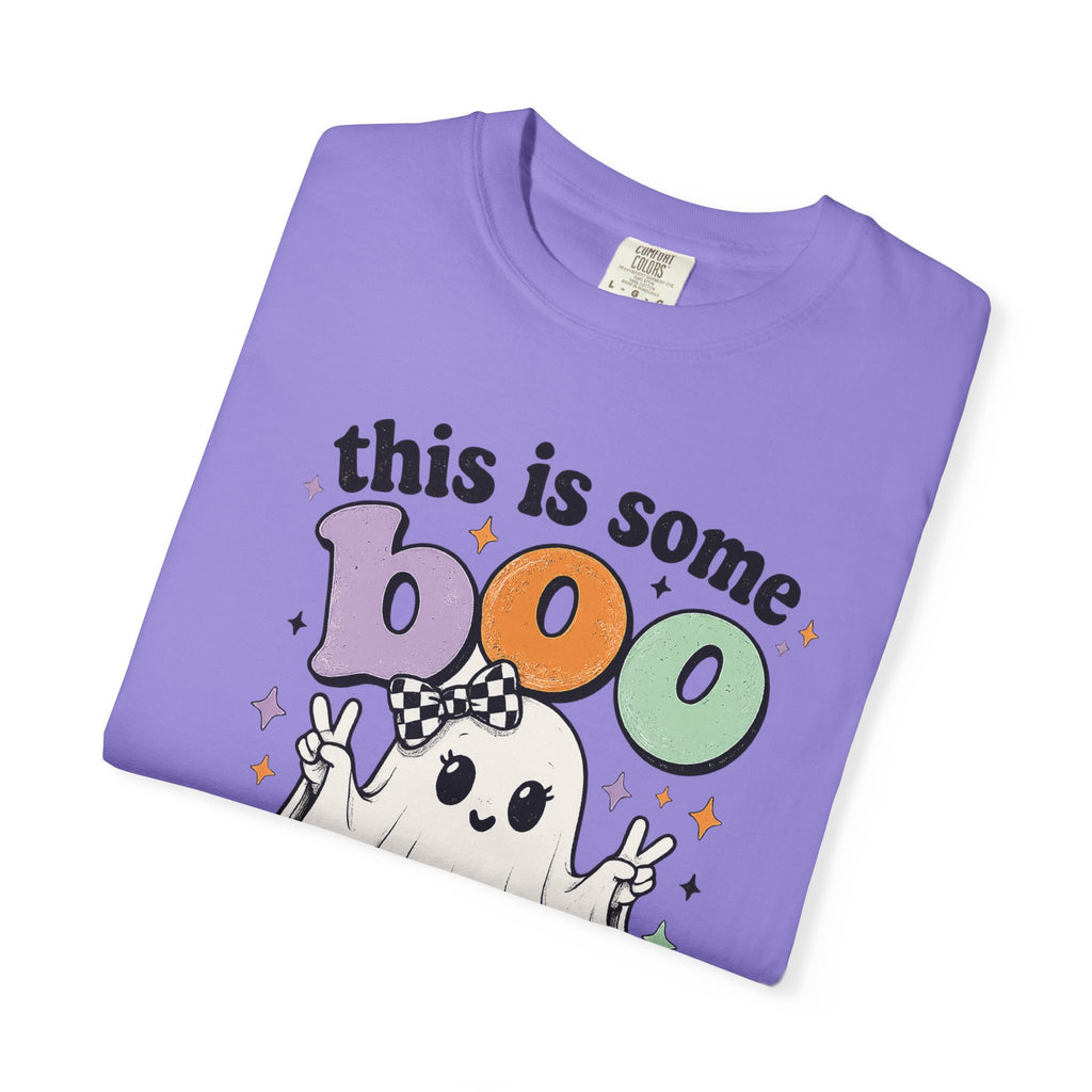 Halloween "This Is Some Boo Sheet" Ghost T-Shirt — Funny Spooky Graphic Tee