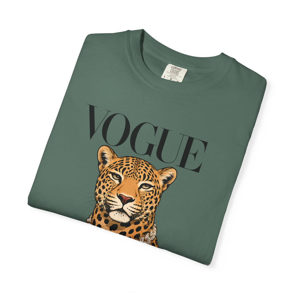 Vogue Leopard Graphic T-Shirt