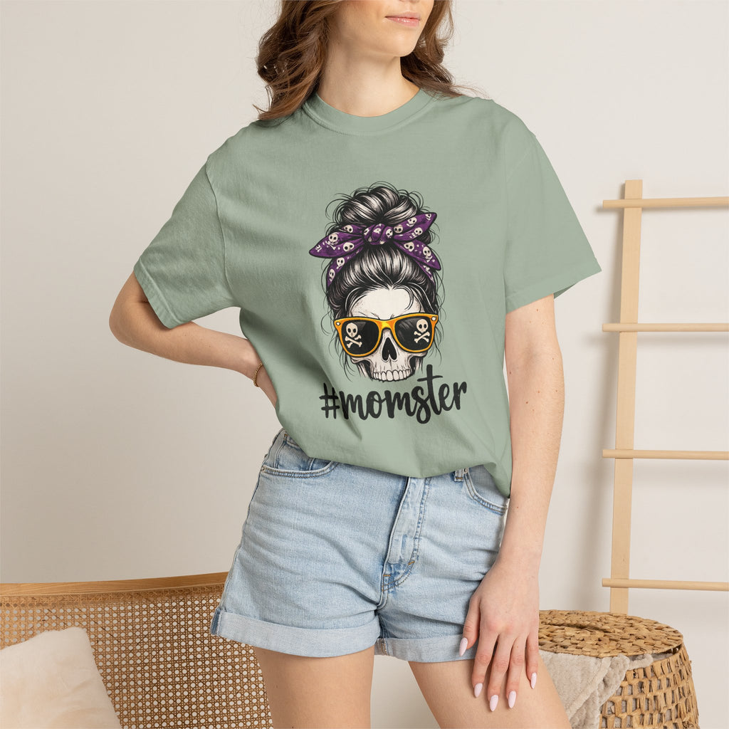 Momster Skull T-Shirt – Halloween Mom Graphic Tee