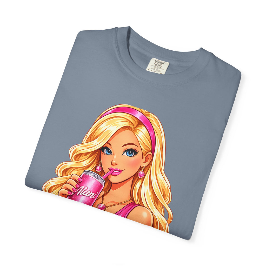 Barbie Vibes T-Shirt — Pink Cup Girl Graphic Tee