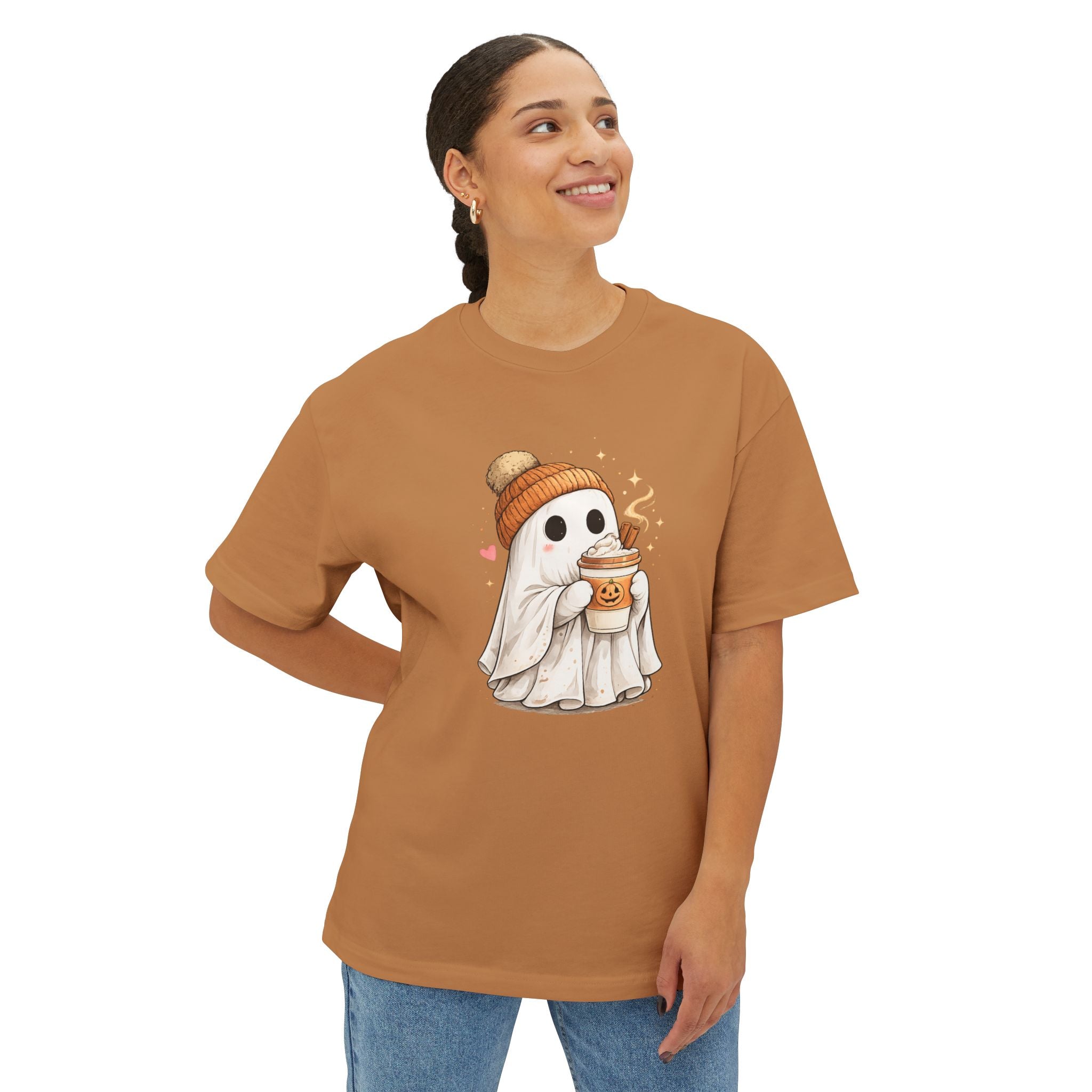 Ghost with Pumpkin Latte Tee