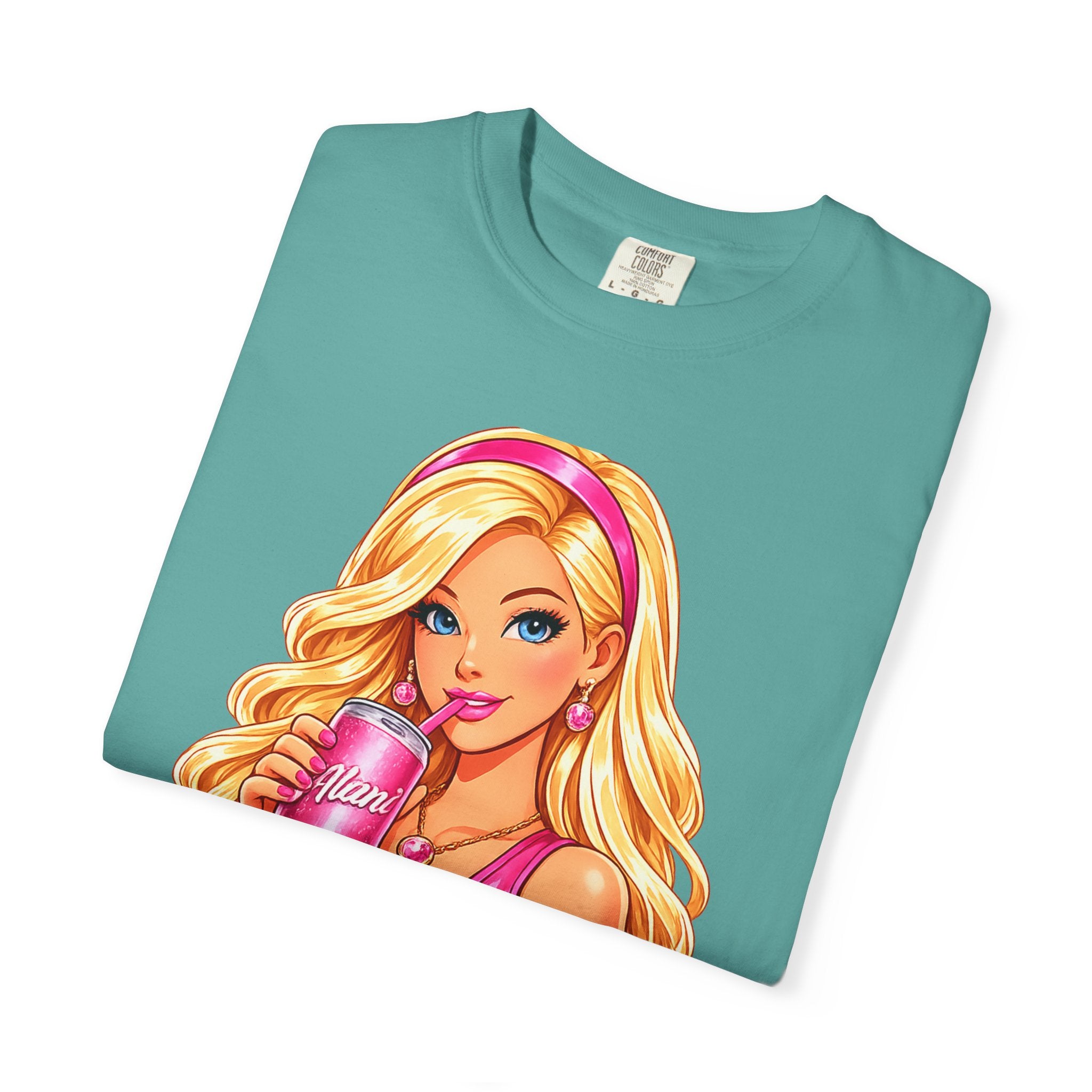 Barbie Vibes T-Shirt — Pink Cup Girl Graphic Tee