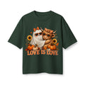Love Is Love Fall Cow & Ghost T-Shirt — Cute Autumn Pride Tee