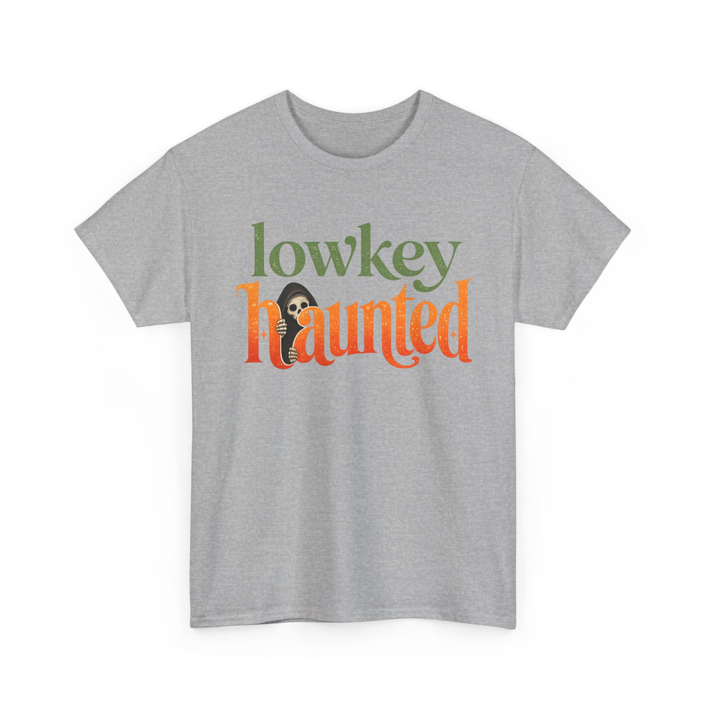 Lowkey Haunted T-Shirt — Retro Halloween Graphic Tee