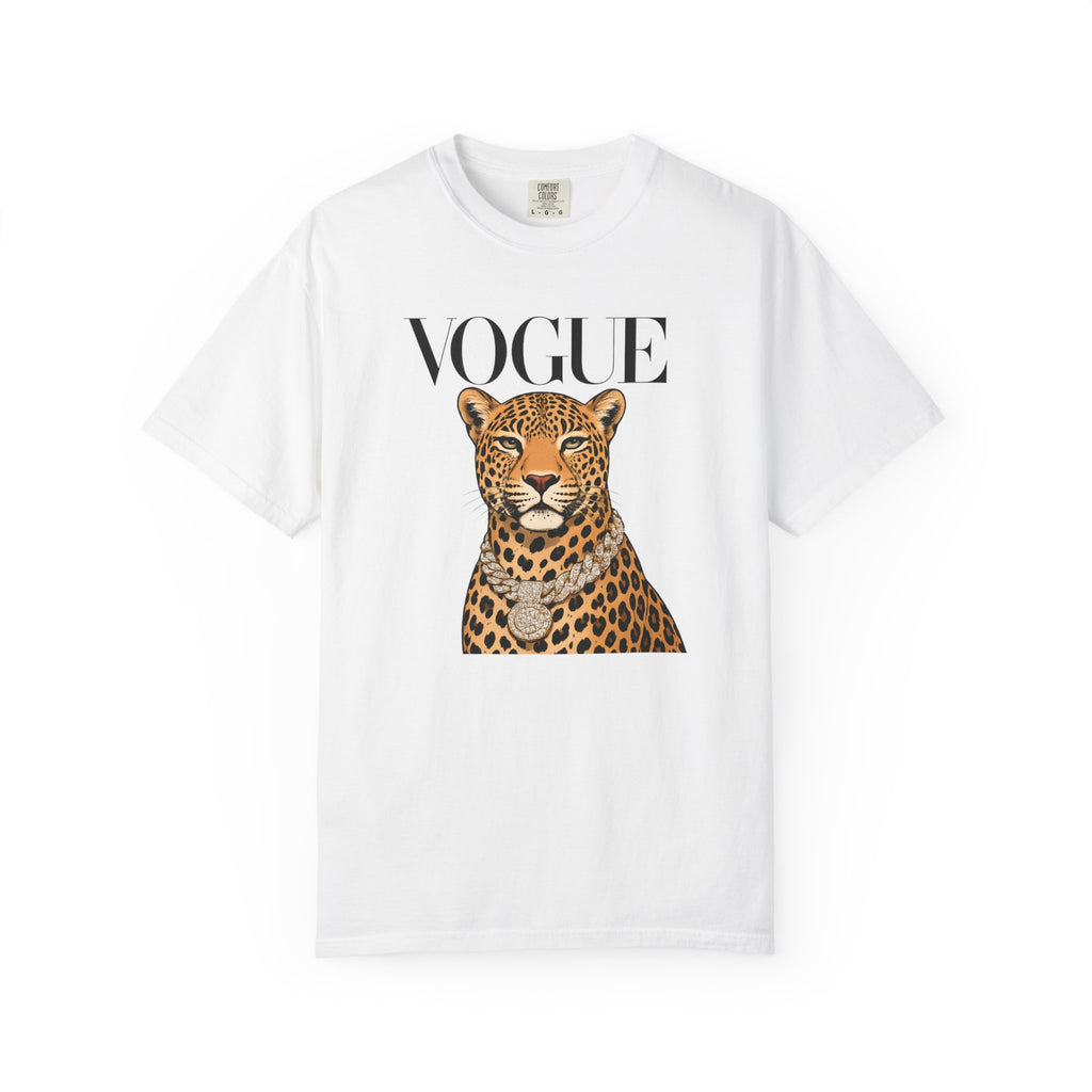 Vogue Leopard Graphic T-Shirt