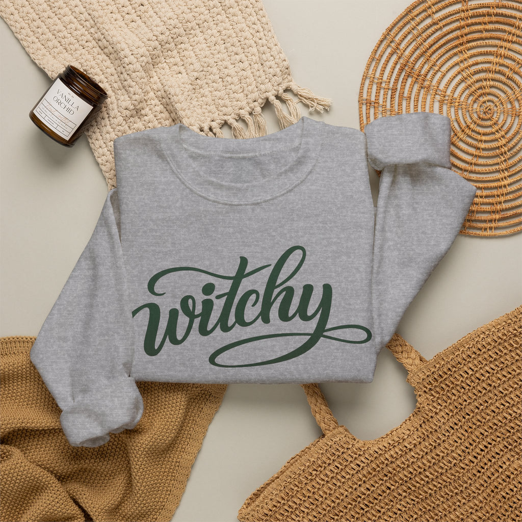 Witchy Script Crewneck Sweatshirt