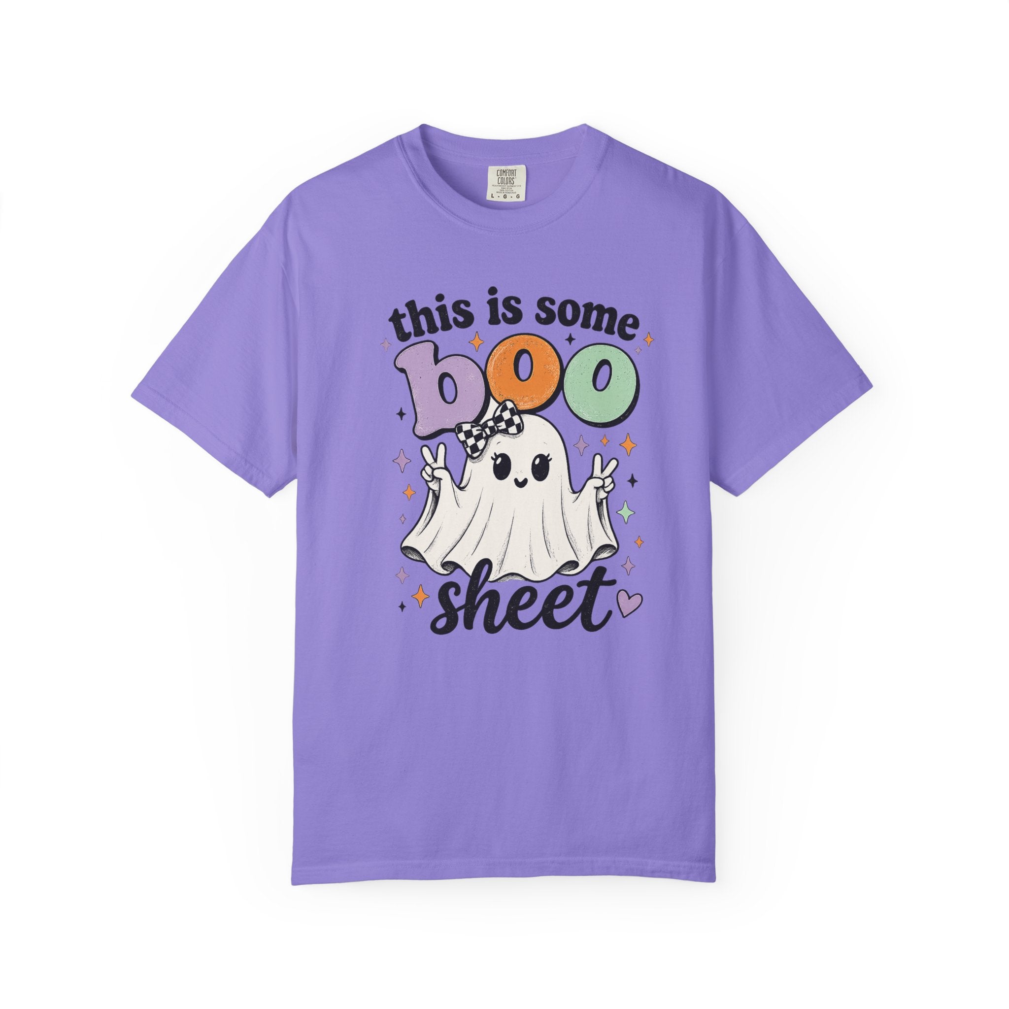 Halloween "This Is Some Boo Sheet" Ghost T-Shirt — Funny Spooky Graphic Tee