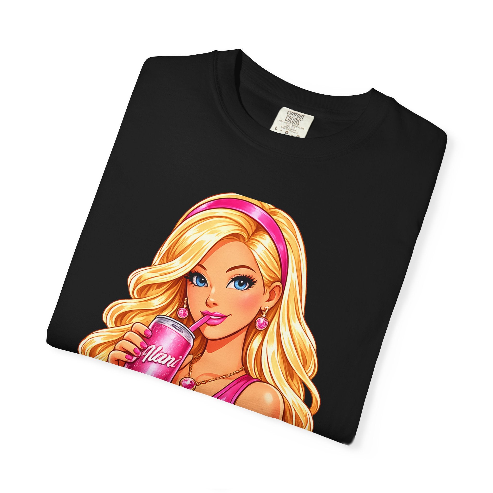 Barbie Vibes T-Shirt — Pink Cup Girl Graphic Tee