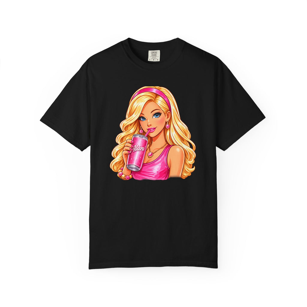 Barbie Vibes T-Shirt — Pink Cup Girl Graphic Tee