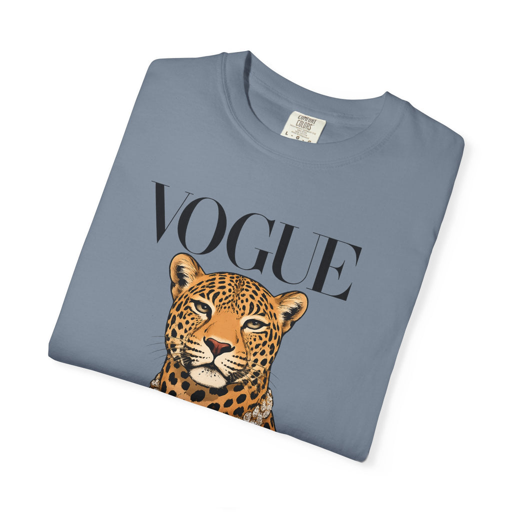 Vogue Leopard Graphic T-Shirt
