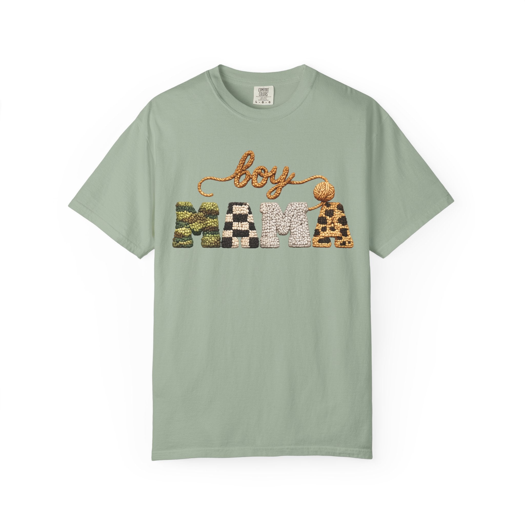 Boy Mama Graphic T-Shirt — Leopard & Camo Mom Tee