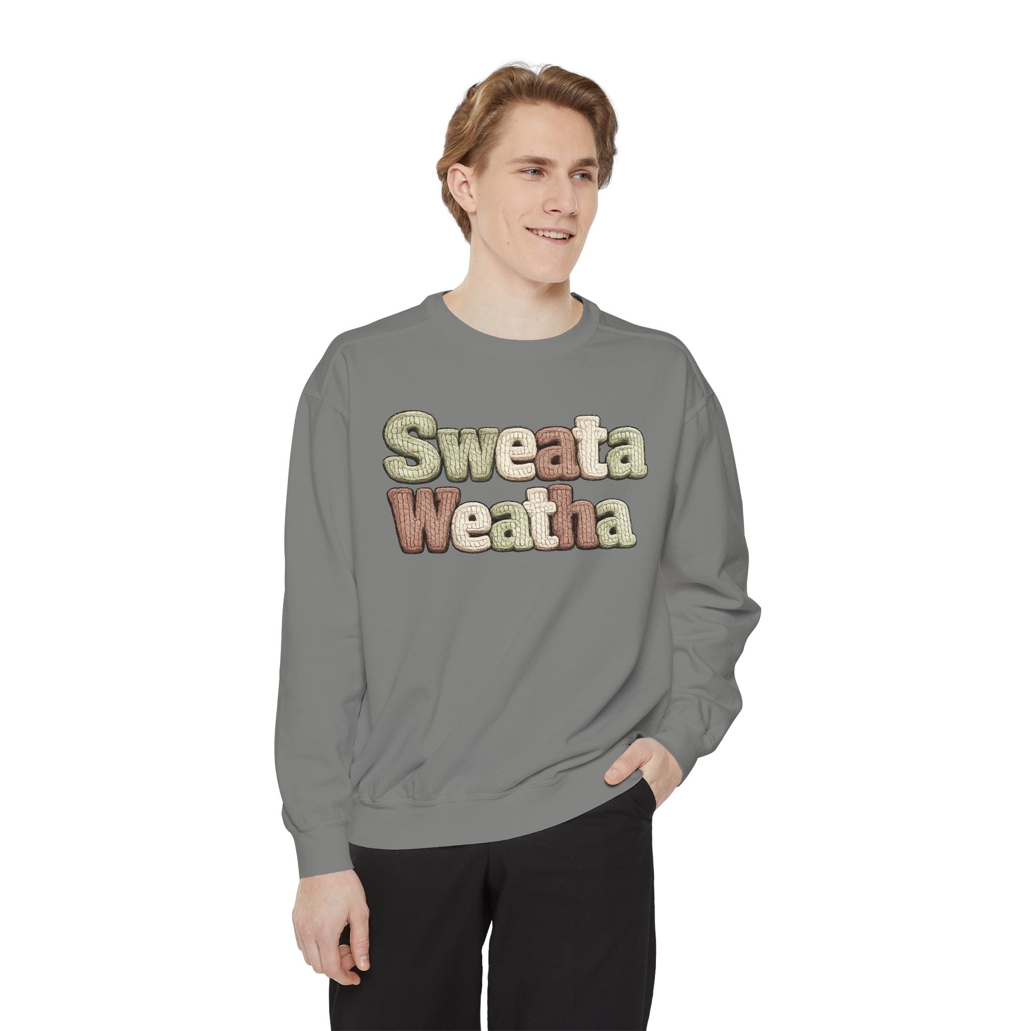 Sweata Weatha Sweatshirt — Retro Cozy Graphic Pullover