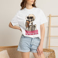 Skeleton Coffee T-Shirt — "Undiagnosed But Something Ain't Right" Graphic Tee