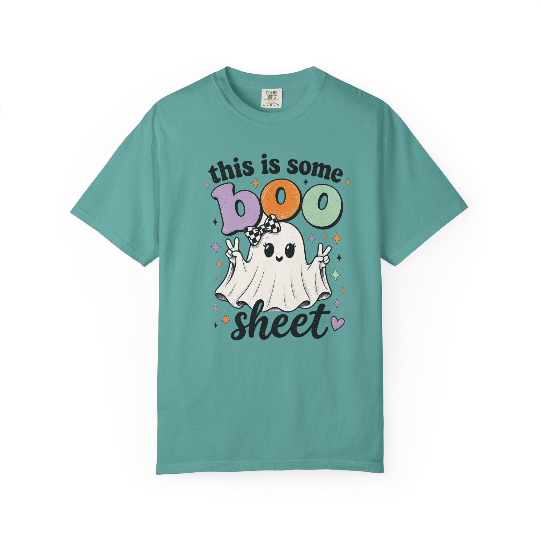 Halloween "This Is Some Boo Sheet" Ghost T-Shirt — Funny Spooky Graphic Tee