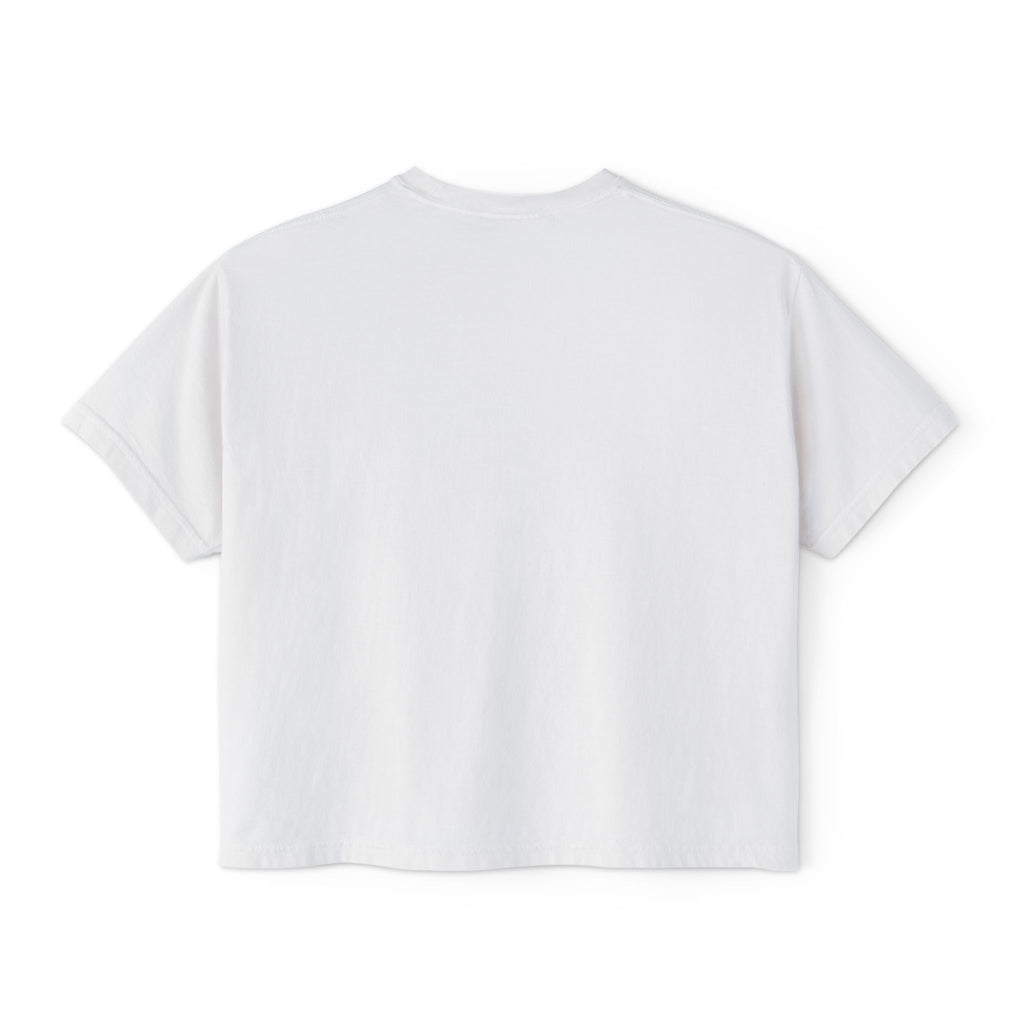 Women's Boxy Tee — 'Hot Girls Hit Curbs' Pink Convertible Graphic Crop Top